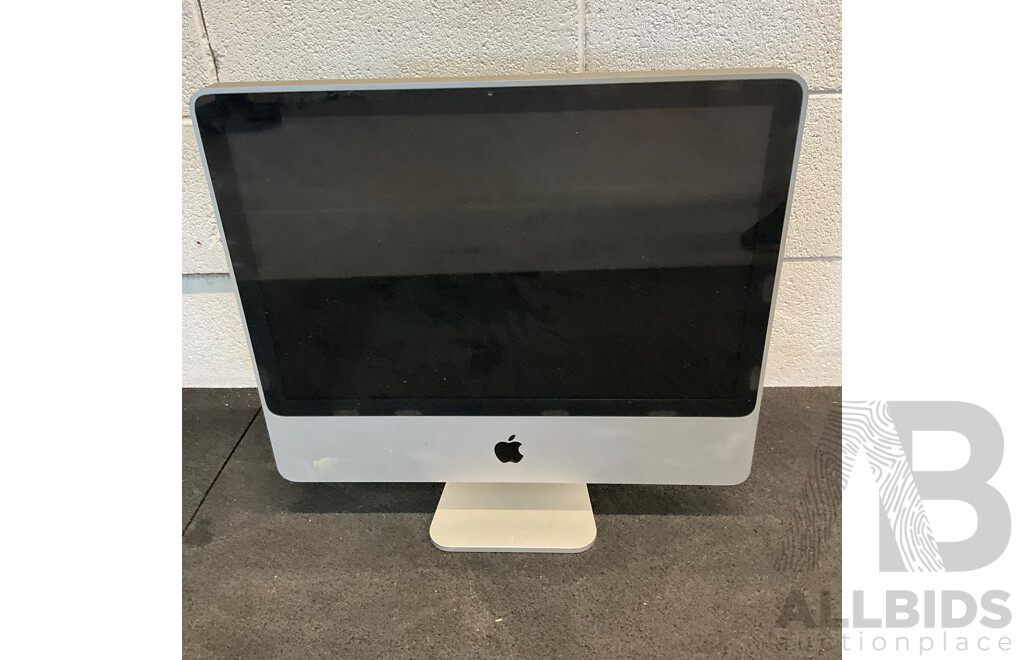 Assorted Apple IMac Desktop Computers, Monitors, Keyboards and Mouse - Lot of 6