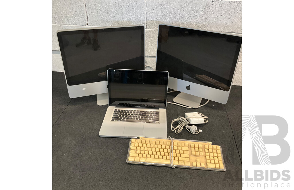 Assorted Computer Equipment, Including DELL and BenQ Monitors, Keyboards and Cables