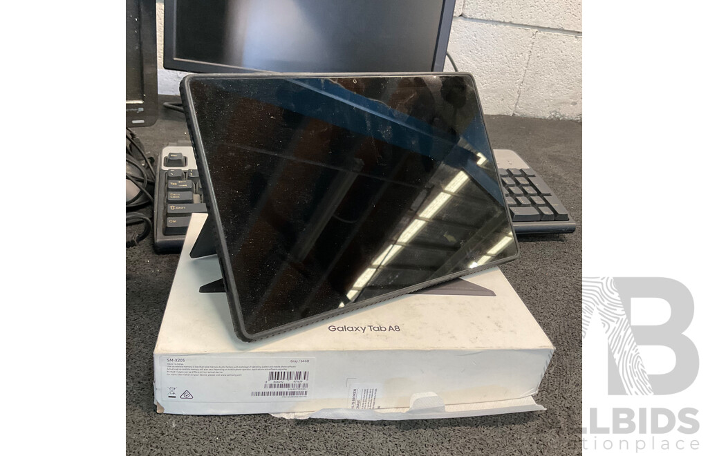 Assorted Computer Equipment, Including DELL and BenQ Monitors, Keyboards and Cables