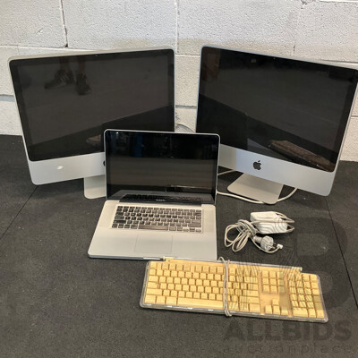 Assorted Computer Equipment, Including DELL and BenQ Monitors, Keyboards and Cables