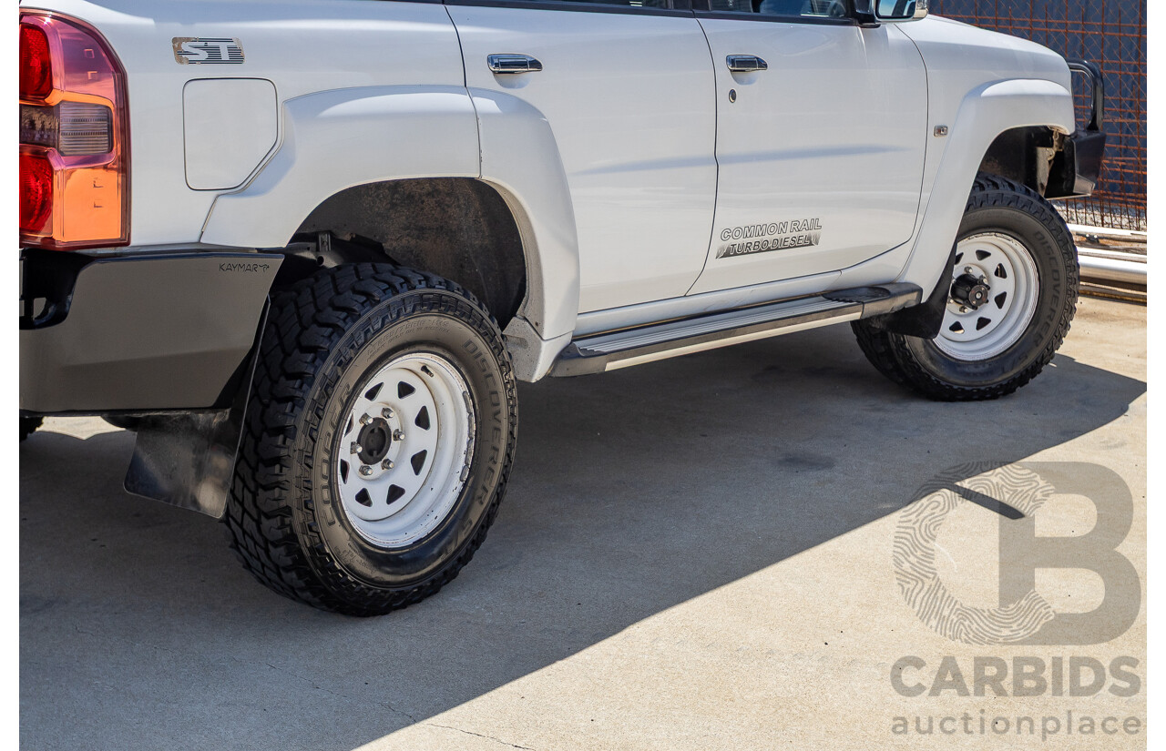 3/2010 Nissan Patrol ST (4x4) GU VI 4d Wagon Polar White Turbo Diesel 3.0L - 7 Seats