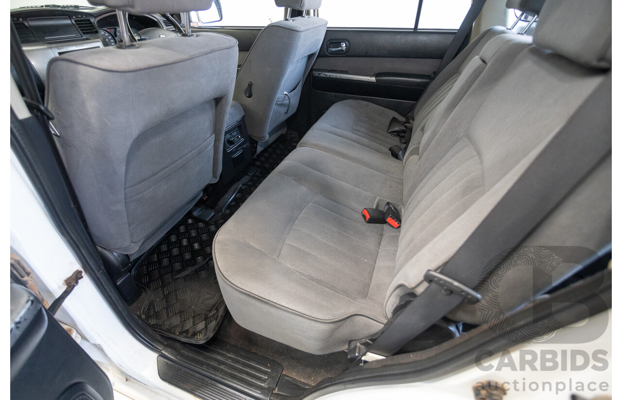 3/2010 Nissan Patrol ST (4x4) GU VI 4d Wagon Polar White Turbo Diesel 3.0L - 7 Seats