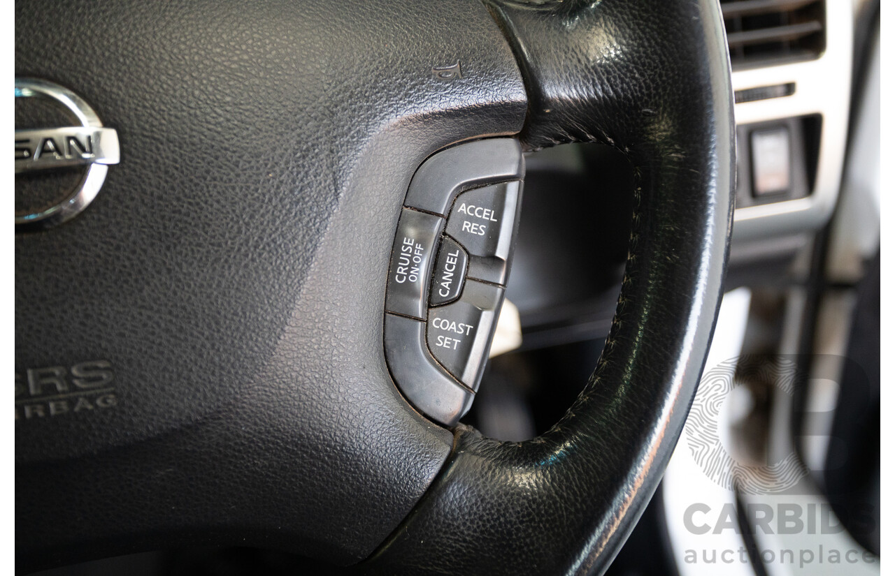 3/2010 Nissan Patrol ST (4x4) GU VI 4d Wagon Polar White Turbo Diesel 3.0L - 7 Seats