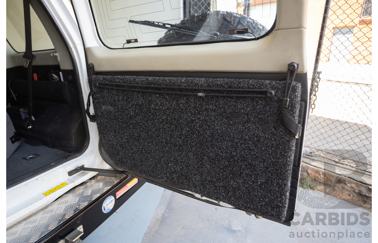 3/2010 Nissan Patrol ST (4x4) GU VI 4d Wagon Polar White Turbo Diesel 3.0L - 7 Seats