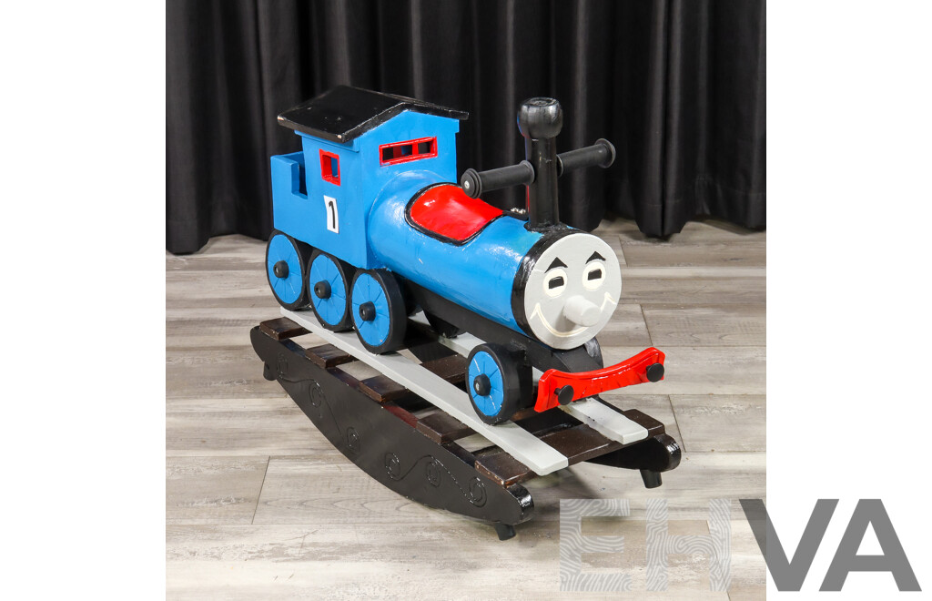 Painted Thomas the Tank Engine Rocker