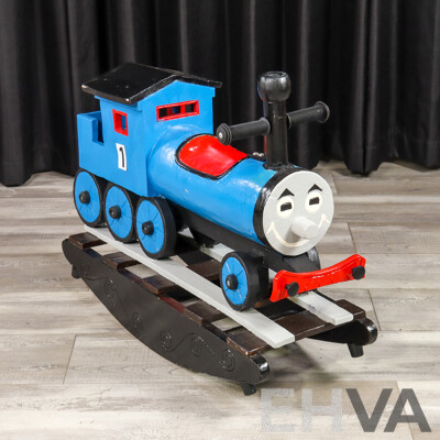 Painted Thomas the Tank Engine Rocker