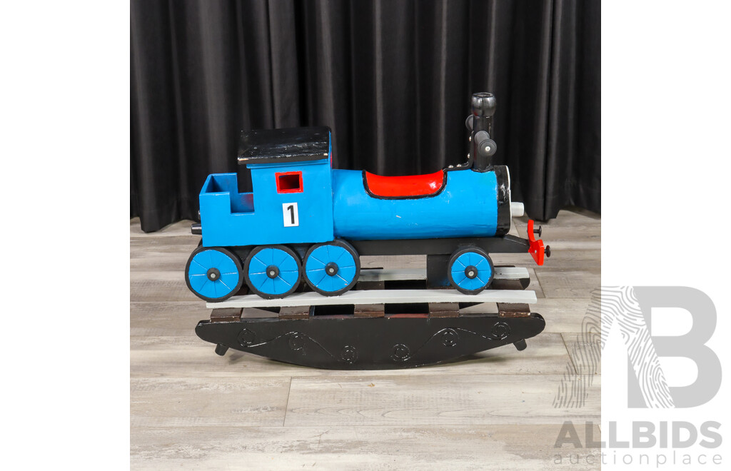 Painted Thomas the Tank Engine Rocker