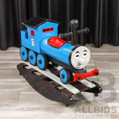Painted Thomas the Tank Engine Rocker