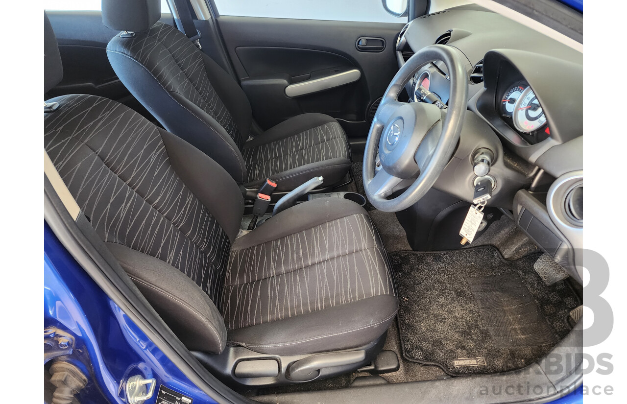1/2010 Mazda Mazda2 NEO DE MY10 5d Hatchback Blue 1.5L