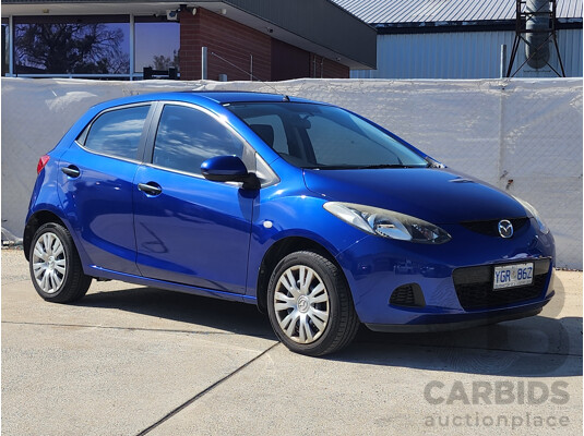 1/2010 Mazda Mazda2 NEO DE MY10 5d Hatchback Blue 1.5L