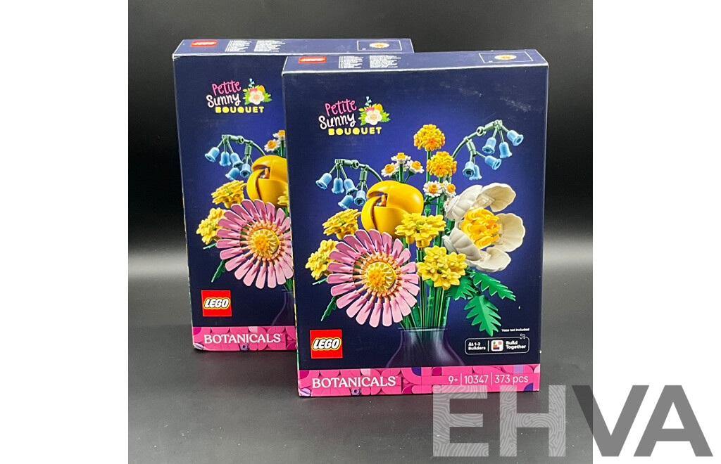 LEGO Botanicals (10347) - Petite Sunny Bouquet - Lot of 2
