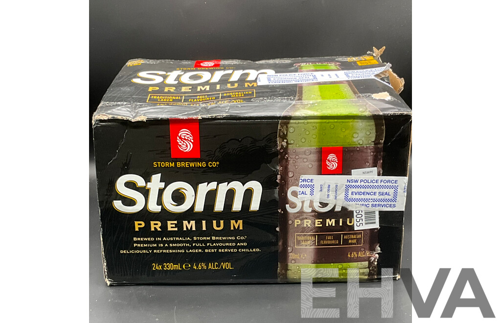 STORM BREWING CO. Premium Traditional Lager 330ml - Lot of 22