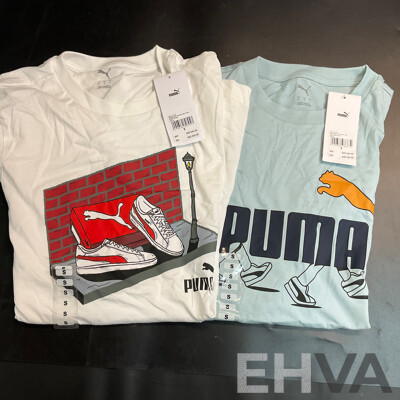 Puma T-Shirt & Cotton On, Step One Tops & Black Trunk - Size S & Assorted Bonds Socks