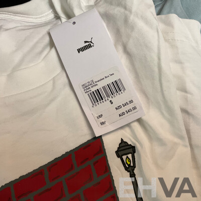 Puma T-Shirt & Cotton On, Step One Tops & Black Trunk - Size S & Assorted Bonds Socks