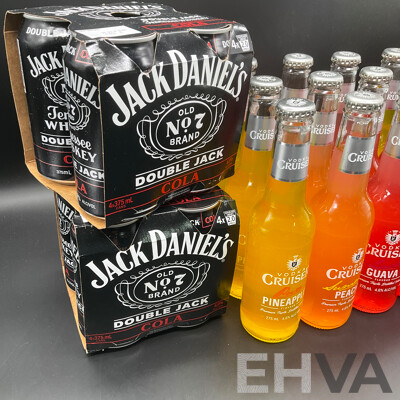 Jack Daniel’s Double Jack & Cola (375ml x8) & Vodka Cruiser (x12) (Lot of 20)
