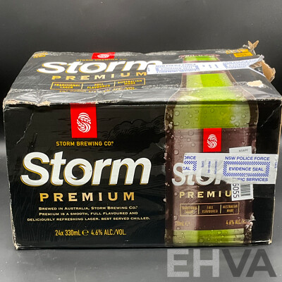STORM BREWING CO. Premium Traditional Lager 330ml - Lot of 22