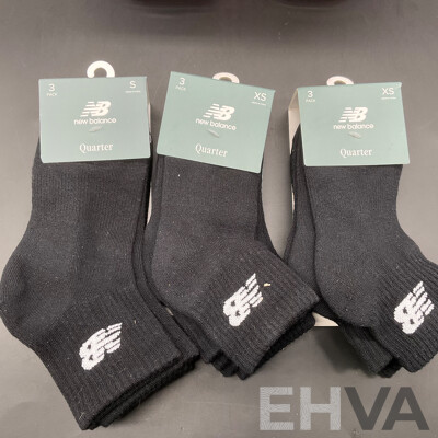 FIREBALL Whisky 1000ml, Jack Daniel's Whiskey 1000ml and 3x 3pack NB Socks - Lot of 5