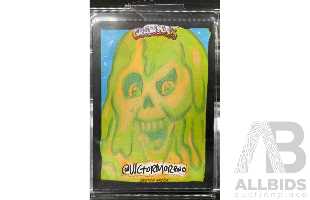 2024 Craniacs Series1 Sketch Card by Artist Victor Moreno