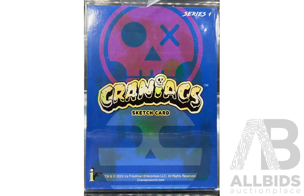 2024 Craniacs Series1 Sketch Card by Artist Victor Moreno