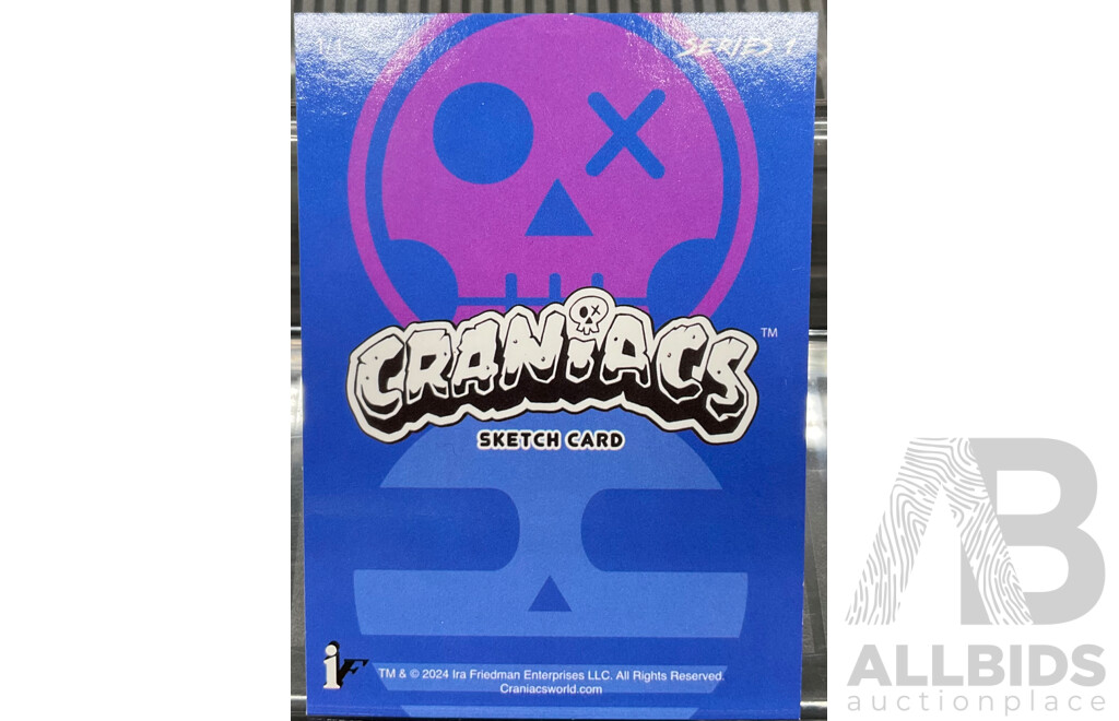 2024 Craniacs Series 1 Sketch Card by Artist Zack Giallongo