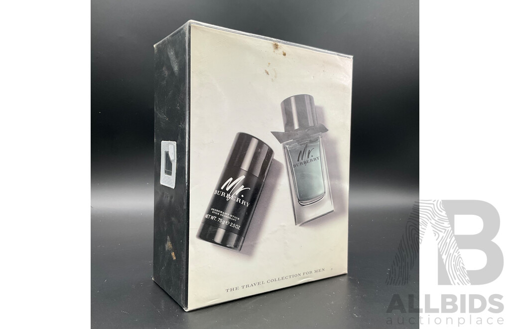 BURBERRY Mr. 2 Piece Gift Set 100ml Eau De Toilette and 75g Deodorant Stick