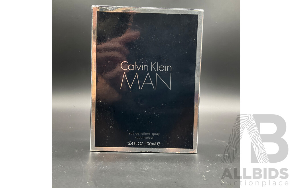CALVIN KLEIN ''MAN'' 100ml Eau De Toilette