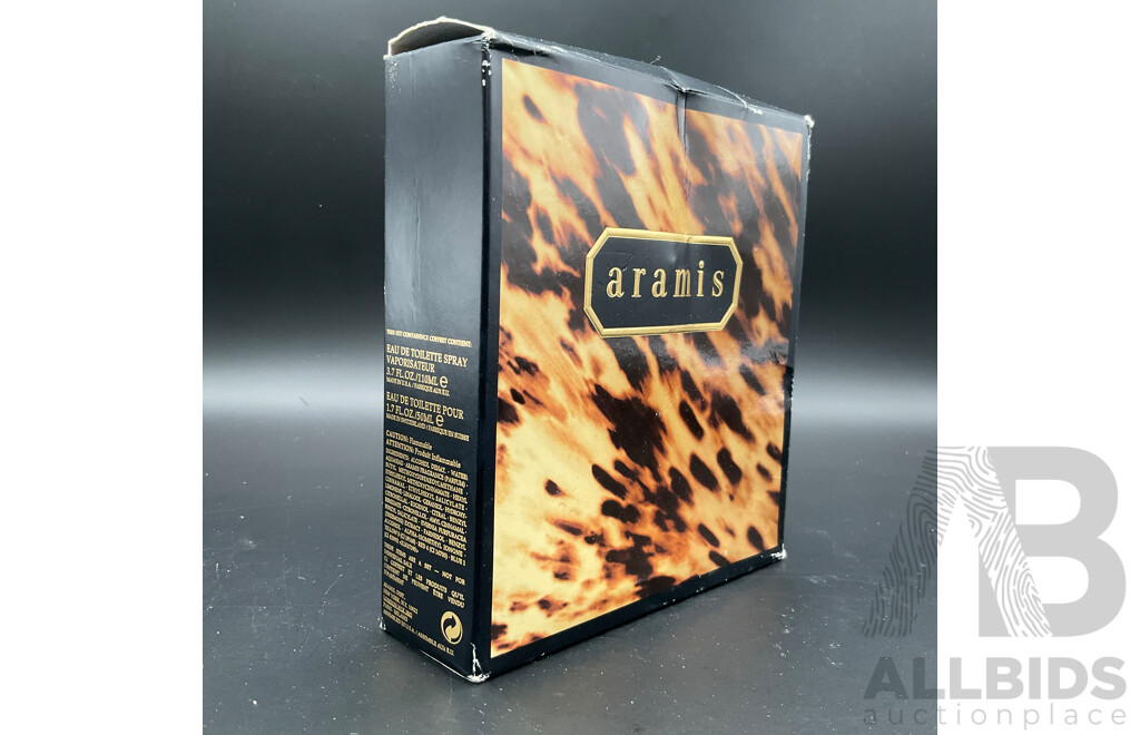 ARAMIS 110ml & 50ml Eau De Toilette and CHRISTIAN GAUTIER Knight Pour Homme 100 ml Eau De Toilette - Lot of 2