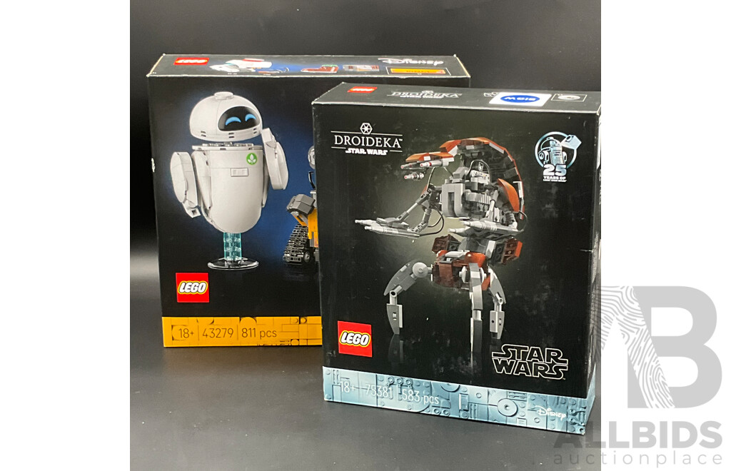 LEGO StarWars (75381) and Disney Pixar Wall.E (43279) - Lot of 2