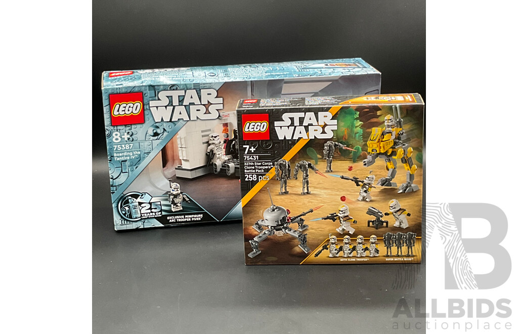 LEGO StarWars (75431) and (75387) - Lot of 2