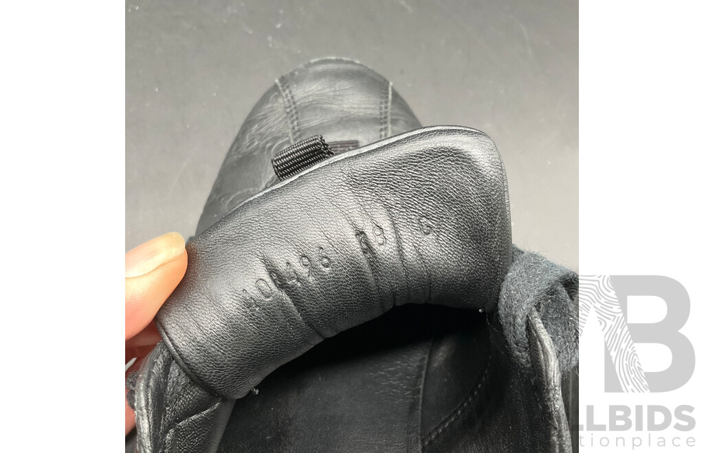 Black Guccissima Leather Web Ace Sneakers Branded GUCCI