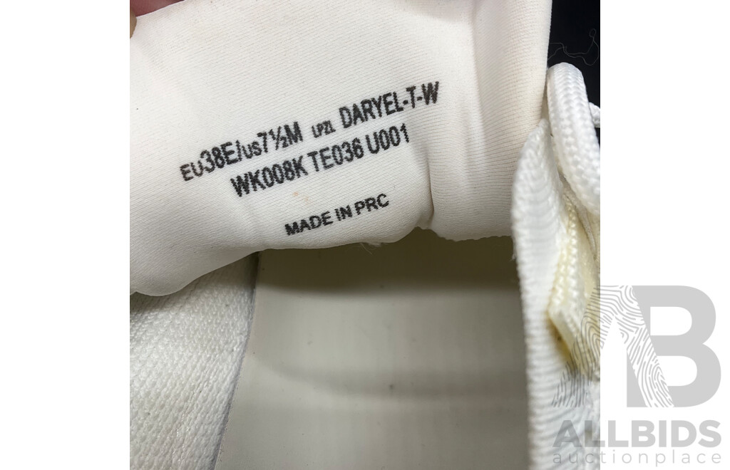 White Daryel Mesch Panel Sneakers Branded BALLY