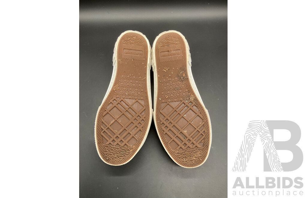 Vintage Check Cotton Sneakers Branded BURBERRY