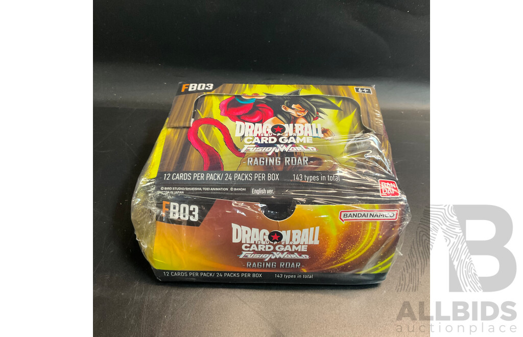 FB03 Dragon Ball Card Game Fusion World Raging Roar Booster Box