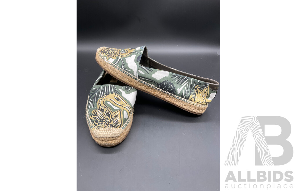 Pair of Burberry Branded Espadrilles