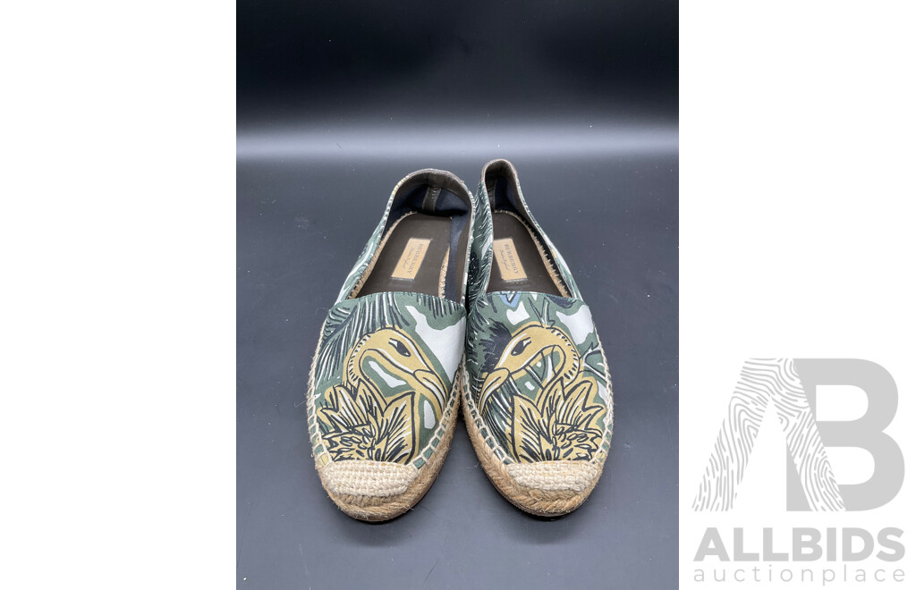 Pair of Burberry Branded Espadrilles