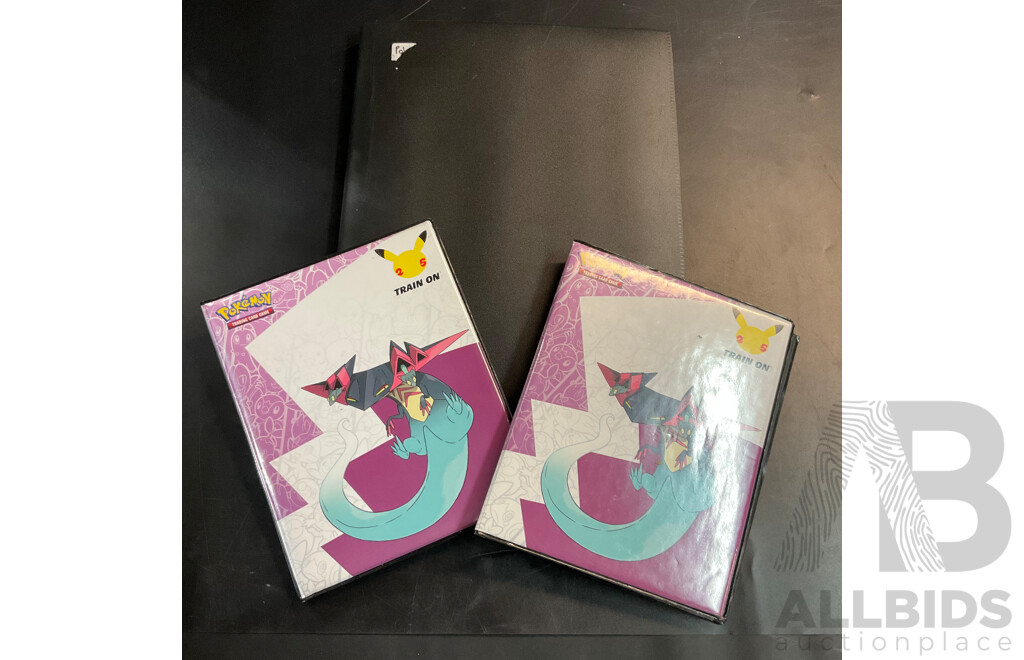 Three Albums of Pokémon Trading Cards – M1S, M1L, SV1W & More (JP)