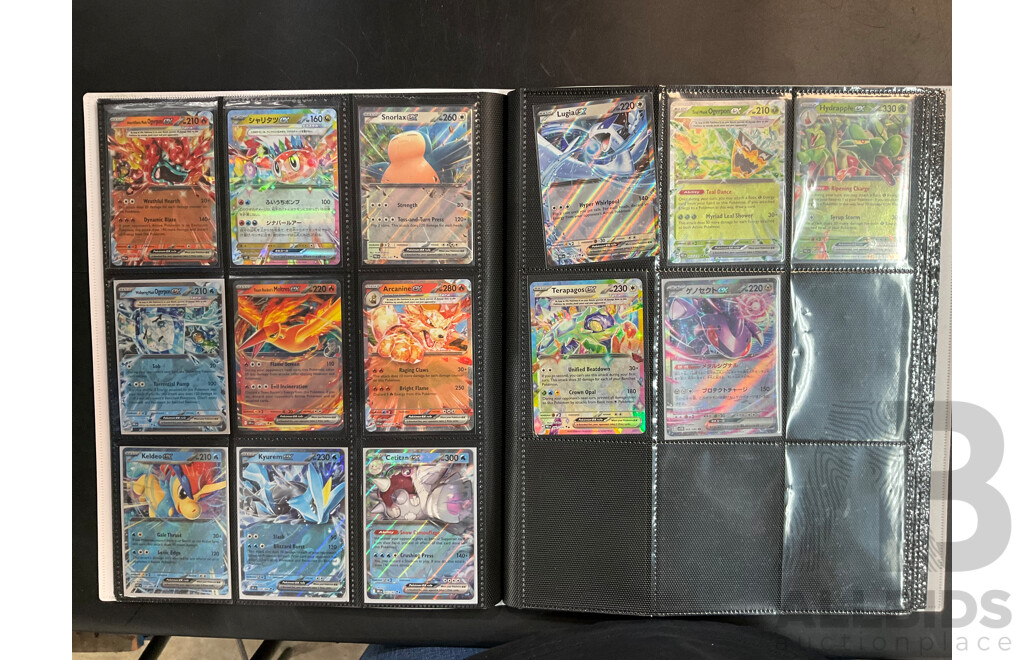 Album with Assorted 95 RR Pokémon EX Cards (EN&JP)