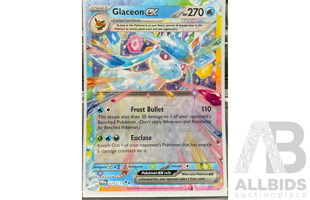 Collection of Eight Eevee Evolutions Scarlet & Violet English Pokémon Cards