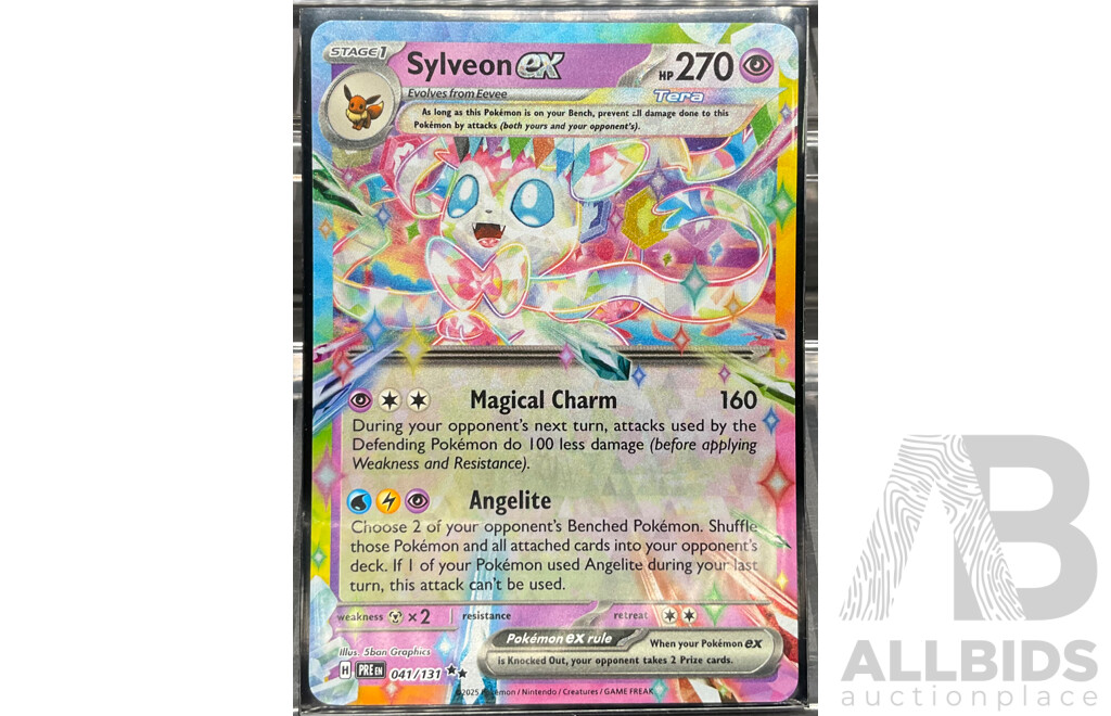 Collection of Eight Eevee Evolutions Scarlet & Violet English Pokémon Cards