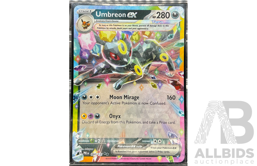 Collection of Eight Eevee Evolutions Scarlet & Violet English Pokémon Cards