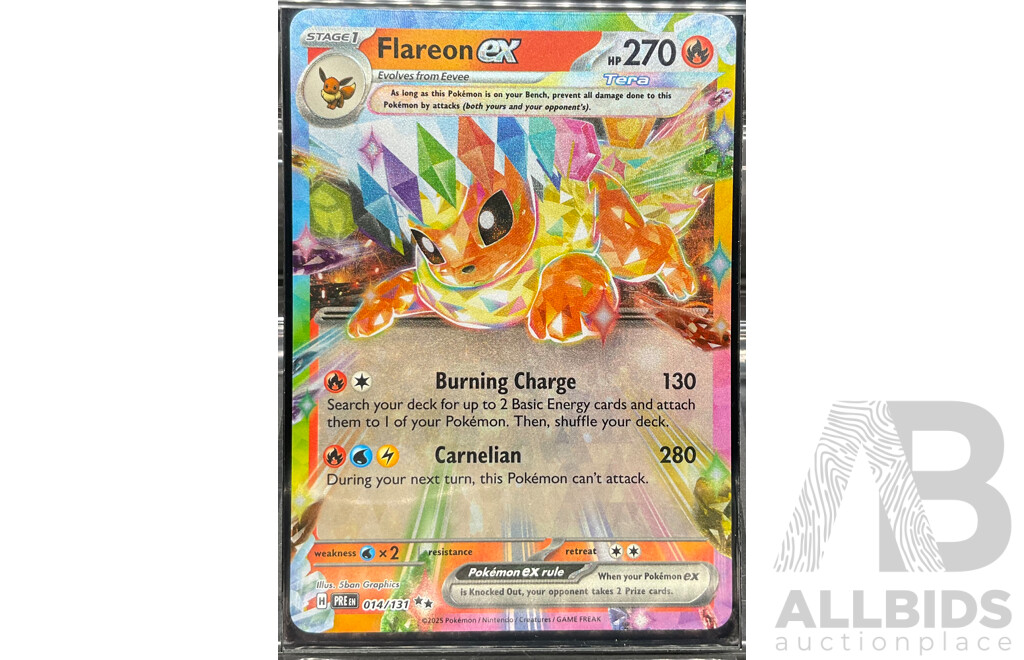 Collection of Eight Eevee Evolutions Scarlet & Violet English Pokémon Cards