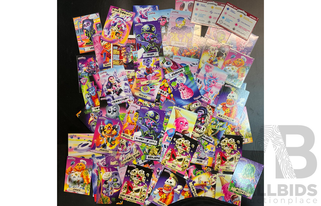 Craniacs' Series 1 Trading Cards - Lot of 100 Cards