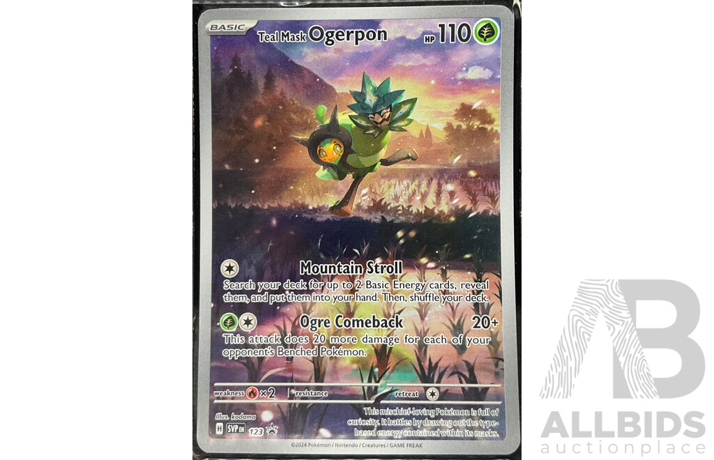 Collection of Six Illustration Rare & Black Star Promo English Pokémon Cards