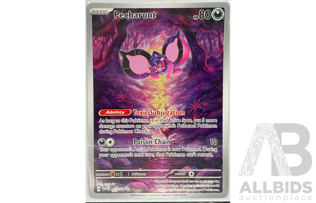 Collection of Six Illustration Rare & Black Star Promo English Pokémon Cards