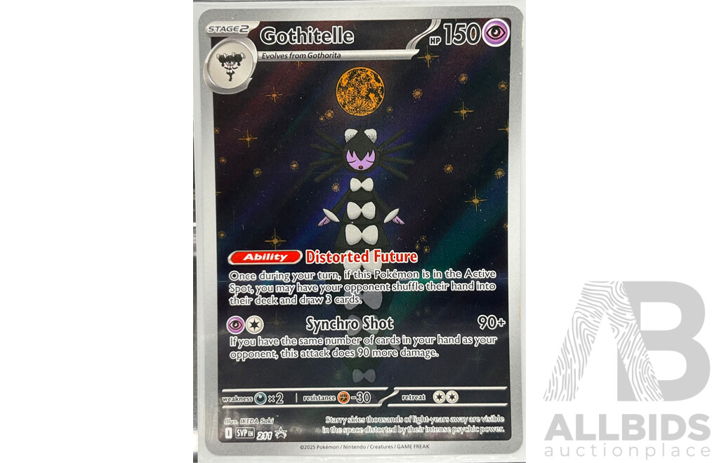 Collection of Six Illustration Rare & Black Star Promo English Pokémon Cards