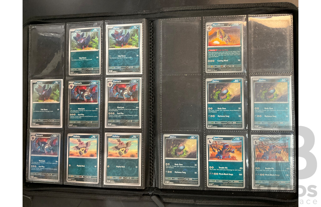 Two Albums with BLK & WHT Pokémon Cards (EN)