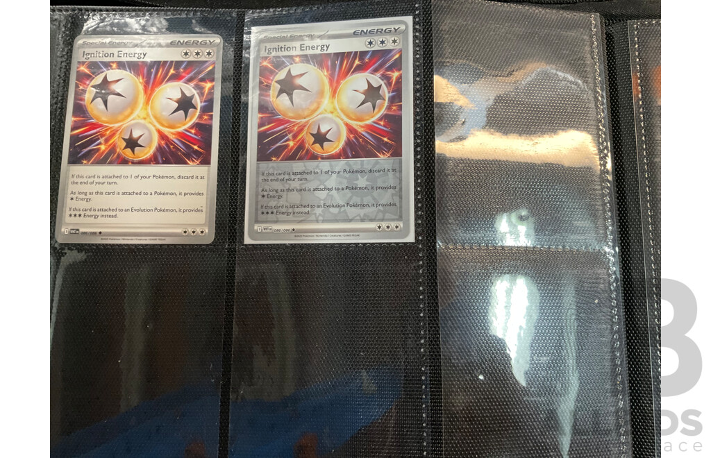 Two Albums with BLK & WHT Pokémon Cards (EN)