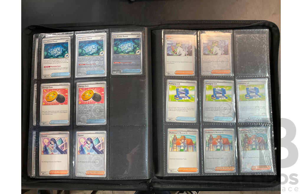Two Albums with BLK & WHT Pokémon Cards (EN)