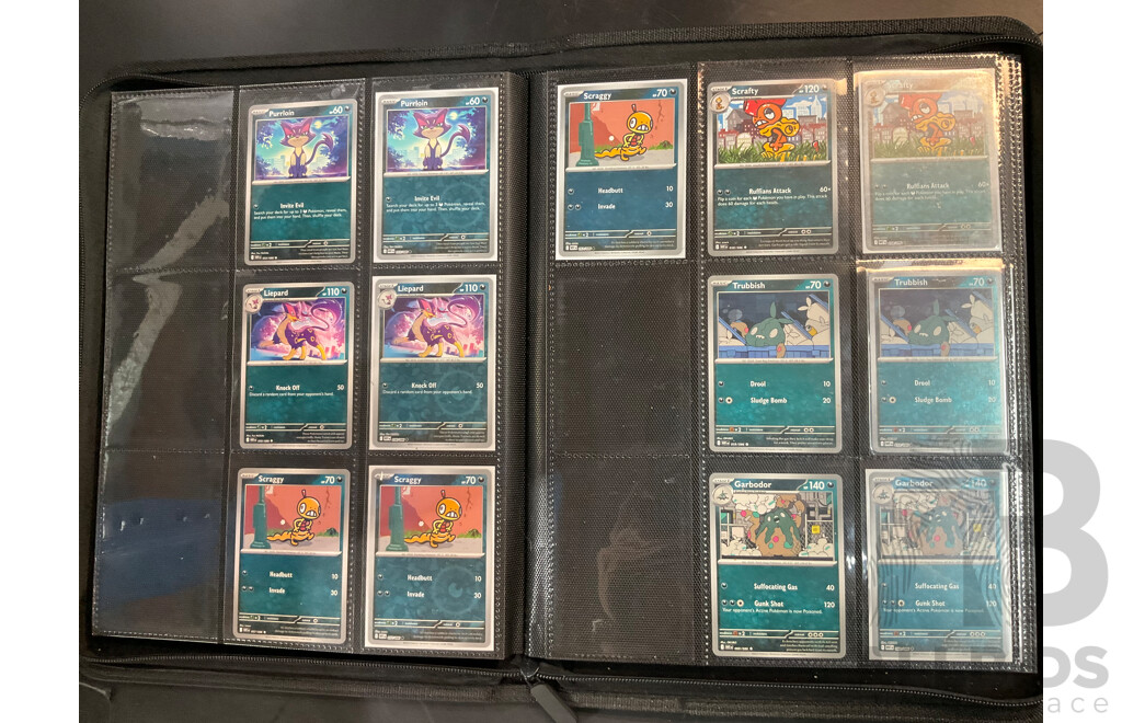 Two Albums with BLK & WHT Pokémon Cards (EN)