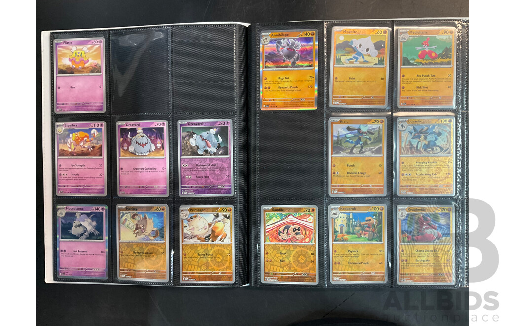 Two Albums with Energy, MEW & SVI Pokémon Cards (EN)
